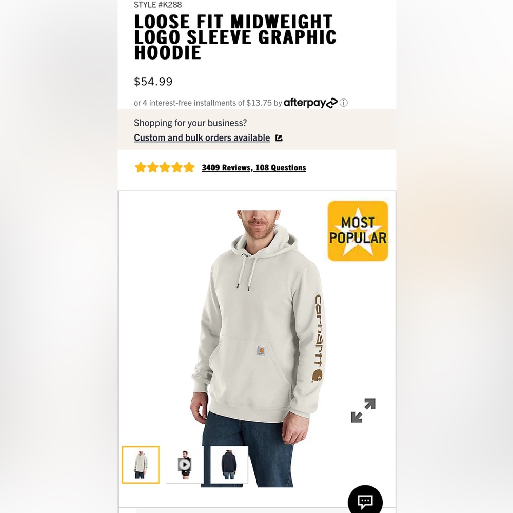 Men’s Carhartt Hoodie